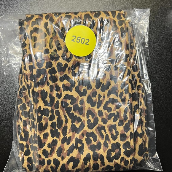 J. Crew Leopard 9" high-rise skinny jean with button fly Size 27 - Picture 8 of 8